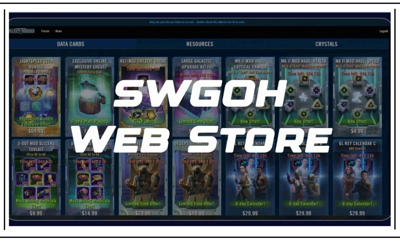 SWGOH Webstore